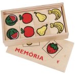 Fa memória játék gyümölcsökkel