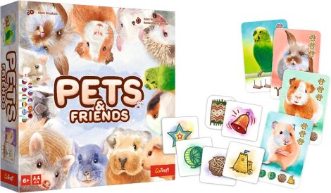 Pets and Friends Kisállatok és barátaik társasjáték - Trefl