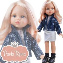 Játékbaba Paola Reina Carla 32 cm rózsaszín hajú