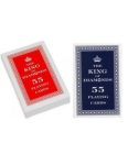 Kings Cards 55 lapos francia kártya - Piros