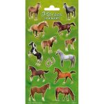 Horses Stickers Lovas matrica 102x200mm Funny Products