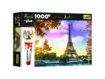   Megabox 1000 db-os puzzle ragasztóval - Párizs Eiffel torony - Trefl