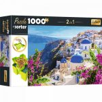   MegaBox 2in1 Szortírozó és Santorini Görögország 1000 db-os puzzle - Trefl