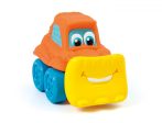   Baby Car Soft & Go - narancssárga tolólapátos játék autó - Clementoni