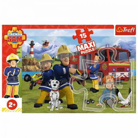 Sam a tűzoltó - Maxi Puzzle 15 db-os - Trefl