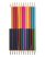 12 db-os kétoldalú színesceruza készlet 24 színnel
