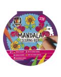  Mandala színező 25 oldalas - 15 cm-es kör alakú Pillangós