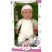 Játékbaba nagykereskedés -  Berenguer újszülött lány karakterbaba virágos ruhában