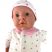 Játékbaba nagykereskedés -  Berenguer újszülött lány karakterbaba virágos ruhában