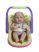 Berenguer élethű baba- újszülött lány babahordozóval 35 cm - Jc Toys