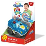   Baby játék rendőrautó felhúzható, fény- és hangeffektekkel  - Clementoni