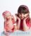 Játékbaba nagykereskedés -  Berenguer újszülött lány rózsaszín fürdőköpenyben 43 cm