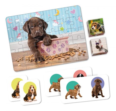 4in1 puppies Puzzle - Clementoni