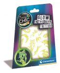   Crazy Chic - Glow in the dark Tattoo világító tetoválás szett gyerekeknek - Clementoni