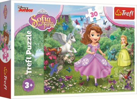 Szófia Hercegnő a kertben puzzle 30 db-os Trefl
