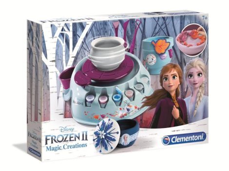 Frozen Jégvarázs korongozó agyagozó szett festékekkel Clementoni