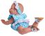 Berenguer Lola - On the Go élethű játékbaba szandálban 36 cm