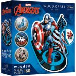 Amerika kapitány - 160 db-os prémium fa puzzle - Trefl