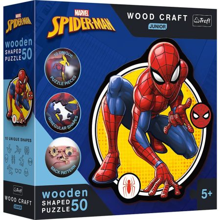 Disney Marvel Spiderman - 50 db-os prémium fa puzzle - Trefl