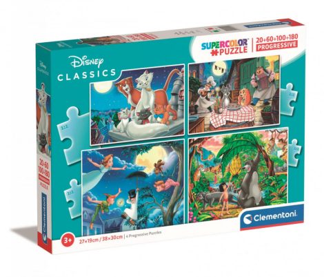 Puzzle 20+60+100+180 DISNEY CLASSICS - Clementoni