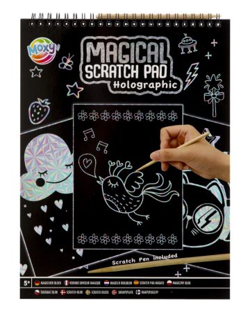 Magical Scratch Pad - Karcművészet A4 20 oldalas holografikus