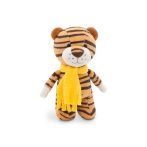   Tim a tigris - Plüss állat 18 cm - Orange Toys - sárga sálban