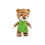   Tim a tigris - Plüss állat 18 cm - Orange Toys - zöld sálban