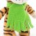 Tim a tigris - Plüss állat 18 cm - Orange Toys - zöld sálban