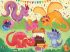 Baby Dragons - 15 db-os Puzzle és vízzel rajzoló játék 2in1 - Clementoni
