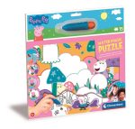   Peppa Malac - 15 db-os Puzzle és vízzel rajzoló játék 2in1 - Clementoni