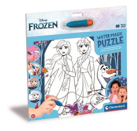 Frozen II - 30 db-os Puzzle és vízzel rajzoló játék 2in1 - Clementoni