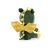 Plüss bébi sárkány zöld színű 15 cm - Orange Toys