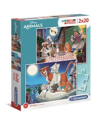 Disney - 2x20 db-os Puzzle - Clementoni