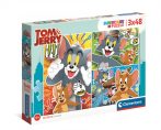 Puzzle 3X48 TOM AND JERRY - Clementoni