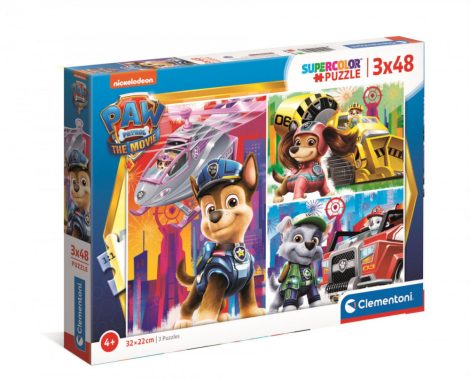 Puzzle 3X48 PAW PATROL THE MOVIE 2021 - Clementoni