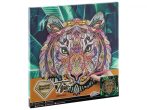 Készíts gyémántszemes vászonképet - tigris