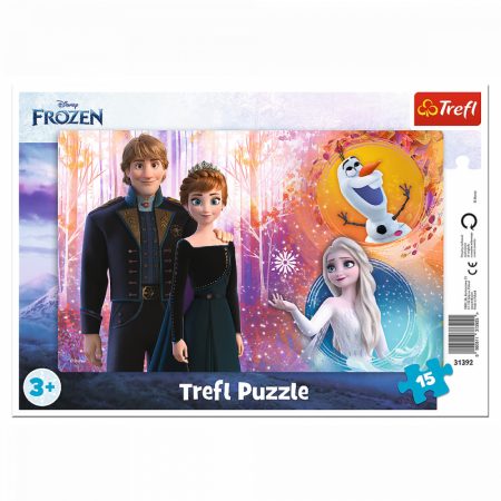Frozen - Keretes puzzle 15 db-os - Trefl