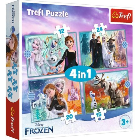 Disney Frozen II. 4 az 1-ben puzzle - Trefl