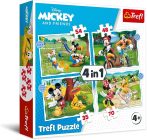 Mickey egér 4 az 1-ben puzzle - Trefl