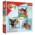 Bing nyuszi és barátai 3 az 1-ben puzzle - Trefl
