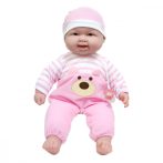   Berenguer Élethű játékbaba 51 cm-es puhatestű baba, lila vagy rózsaszín pizsamában