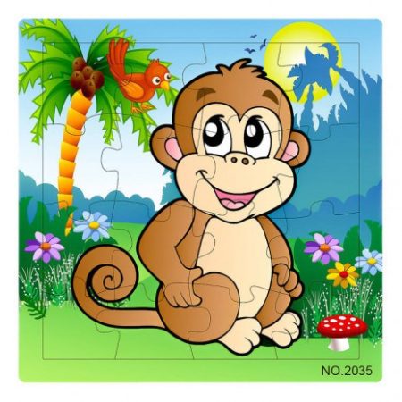 Fa Puzzle 16 db-os majmos