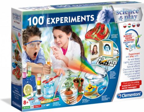 Gyerek laboratórium - 100 tudományos kísérlet Clementoni