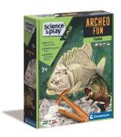   Science and Play Archeofun - Világító Piranha régész játék - Clementoni