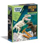   Science and Play Archeofun - Világító T-Rex régészjáték - Clementoni