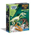   Science and Play Archeofun - Világító Velociraptor régész játék - Clementoni