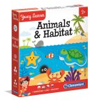   Állatok és lakóhelyeik - Fejlesztő játék 3 éves kortól - Clementoni