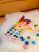 Montessori oktató tábla - számok, formák, ismeretek fa játék
