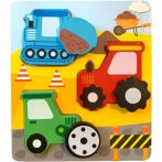 Fa kirakós játék - Traktoros