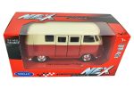 Volkswagen T2 Bus piros - Játékautó - Welly Nex
